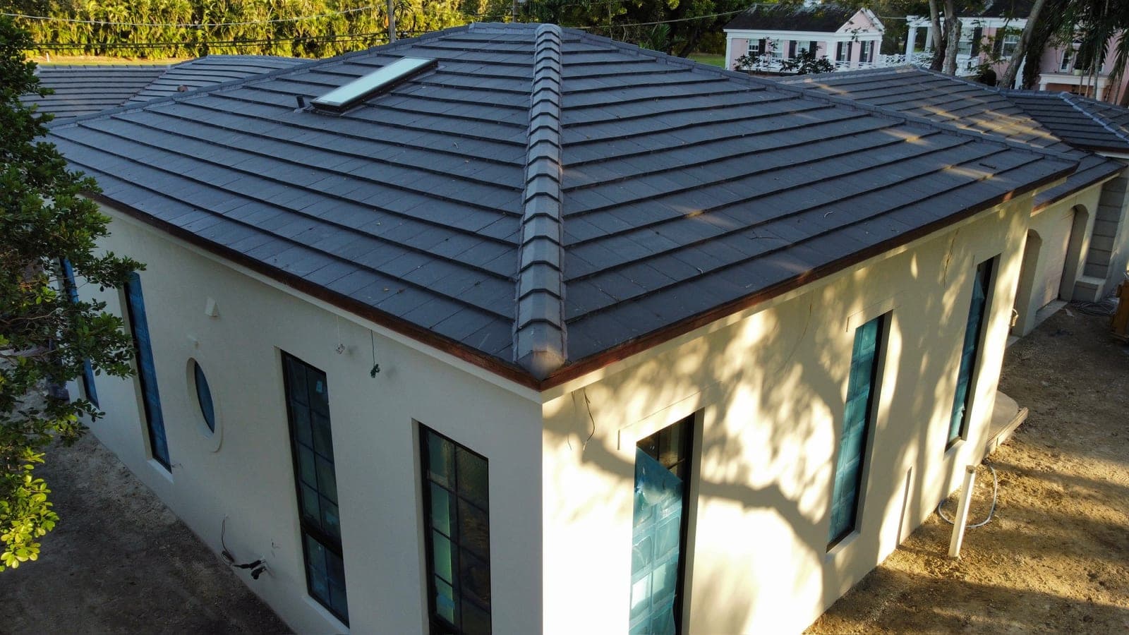 Teja Plana roof in South Florida by M. Romero's Roofing