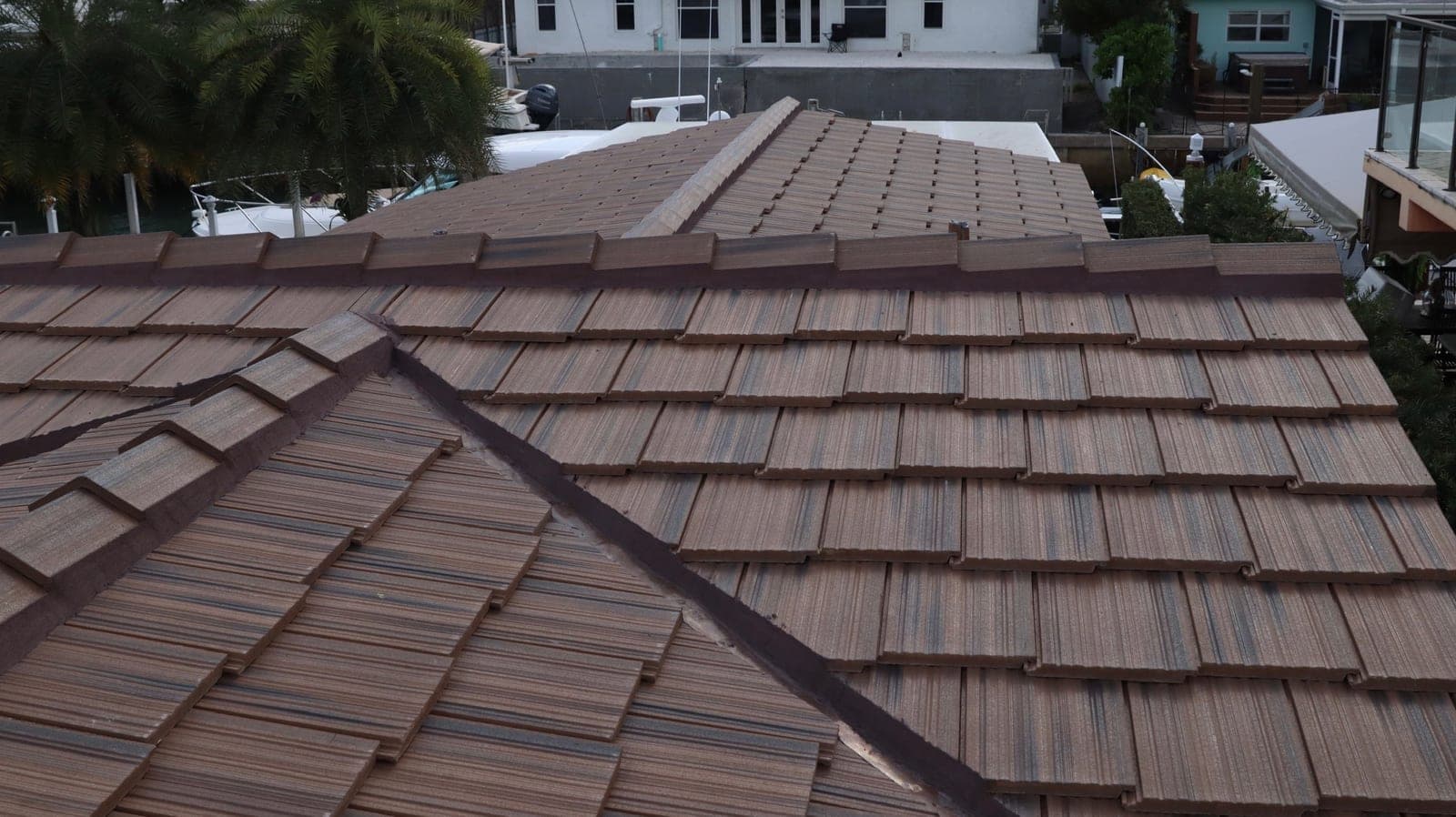 Teja Plana roof in South Florida by M. Romero's Roofing
